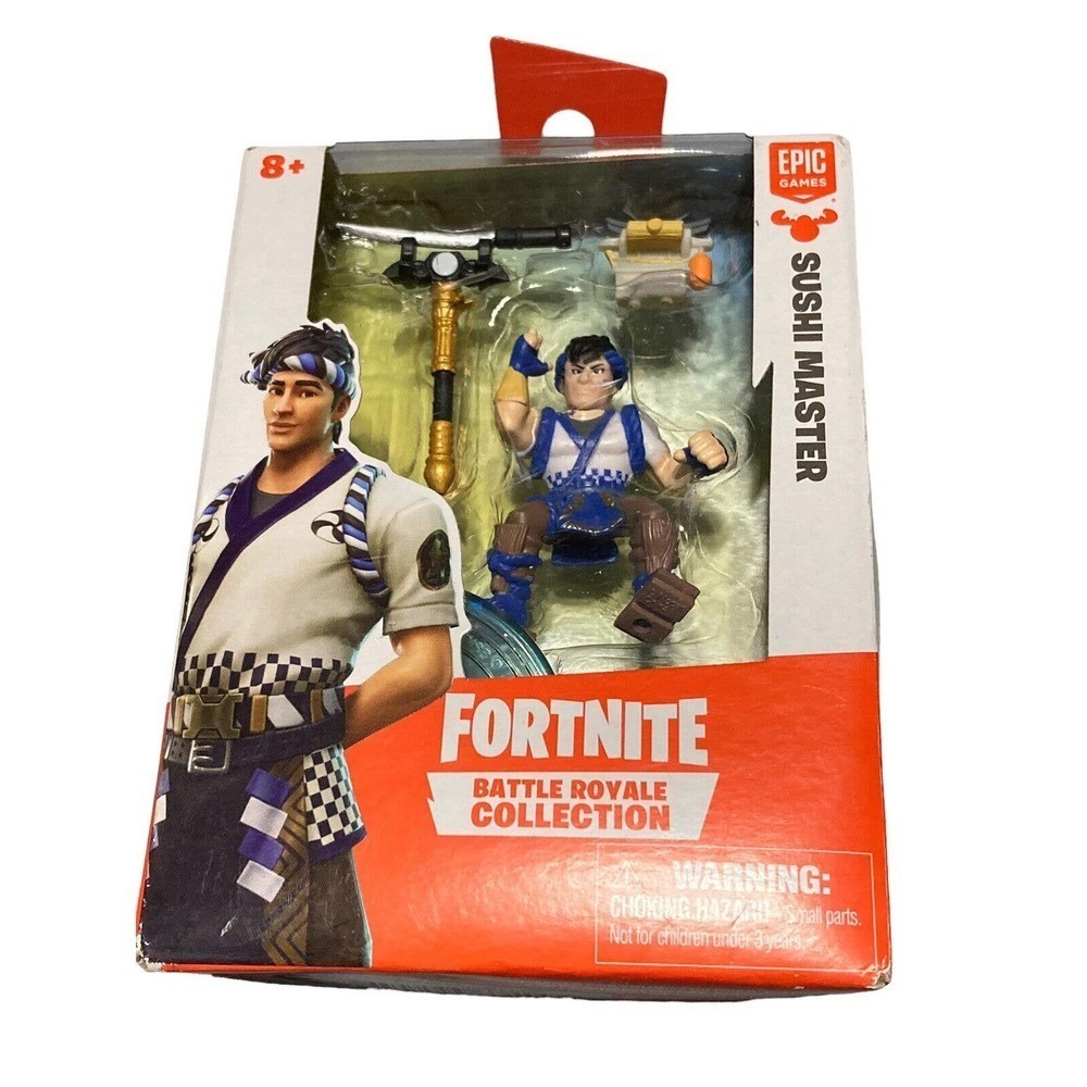 FORTNITE BATTLE ROYALE COLLECTION SUSHI MASTER‎ 2" Figure Epic Games Moose